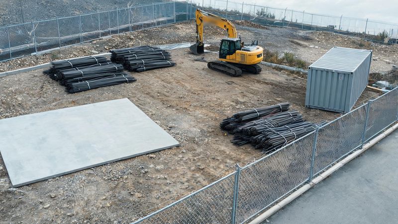 Construction site feed, clear